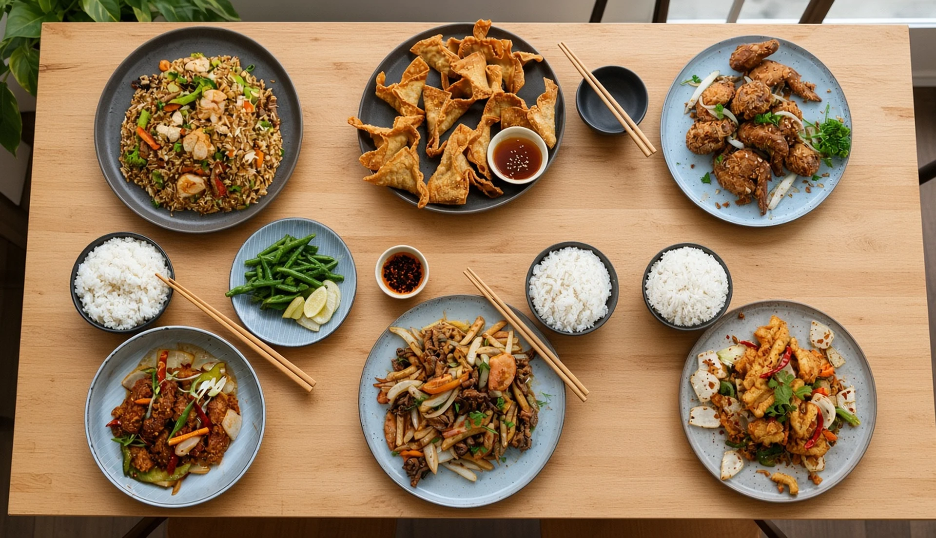 Chinese takeout from Lucky Koi Express on Portage Avenue in Winnipeg, MB