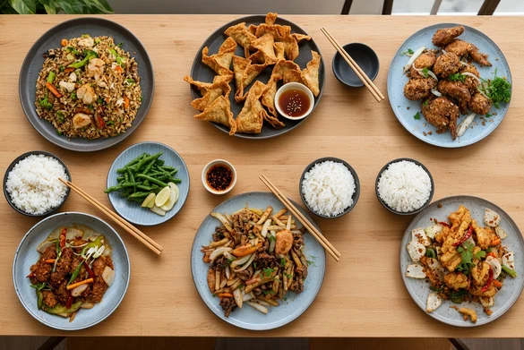 Chinese takeout from Lucky Koi Express for pickup or delivery to Sargent Park, Winnipeg