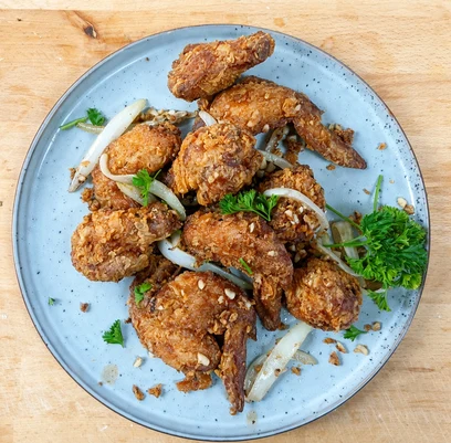 Garlic butter wings from Lucky Koi Express, Winnipeg
