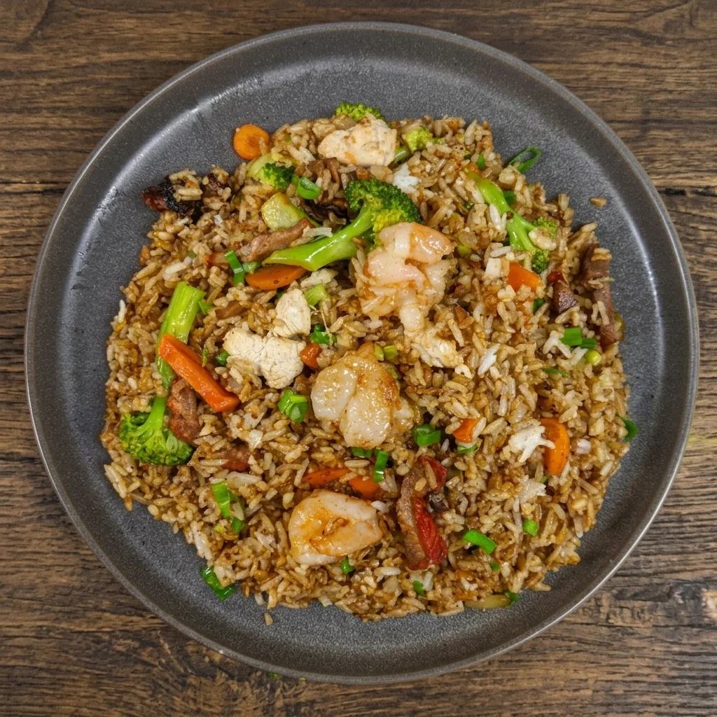 Deluxe Fried Rice from Lucky Koi Express in Winnipeg