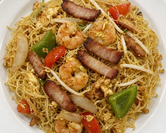 Singapore Vermicelli noodles from Lucky Koi Express in Winnipeg